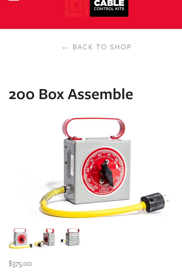 Welding Rheostat Remote Box