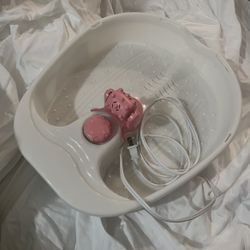 Pedicure And Foot Spa With Bubbler And Massager