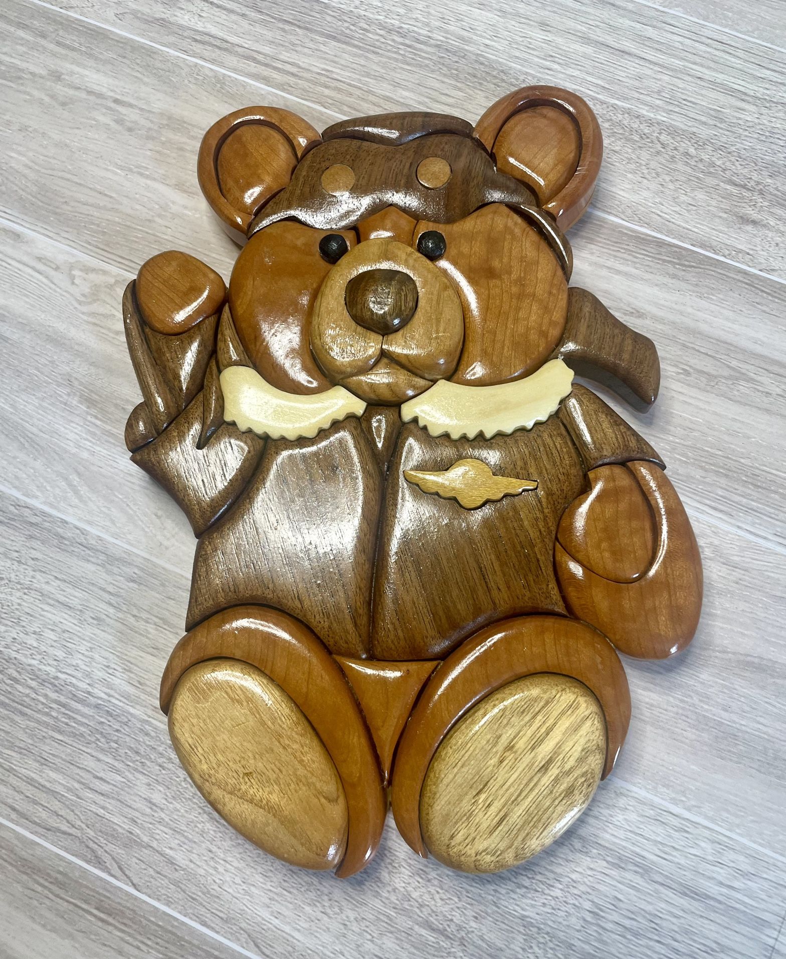 Cutest Wooden Bear