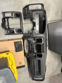 Truck Dashboard Assembly with Trim Pieces
