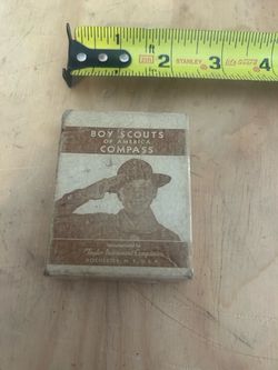 1940s-1950s Taylor No. 1075 Boy Scouts of America Compass w/Original Box