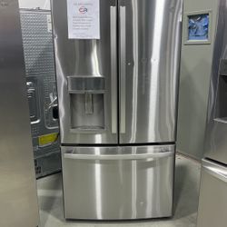 General Electric 36 Inch Wide Counter Depth In Stainless Steel