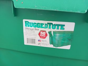 Rugged Tote 50-Gallon Storage Box