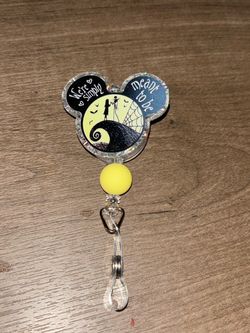 Nightmare Before Christmas Retractable Badge Reel