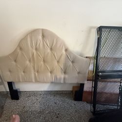 Queen Upholstered Headboard – $50 OBO (Available Today)
