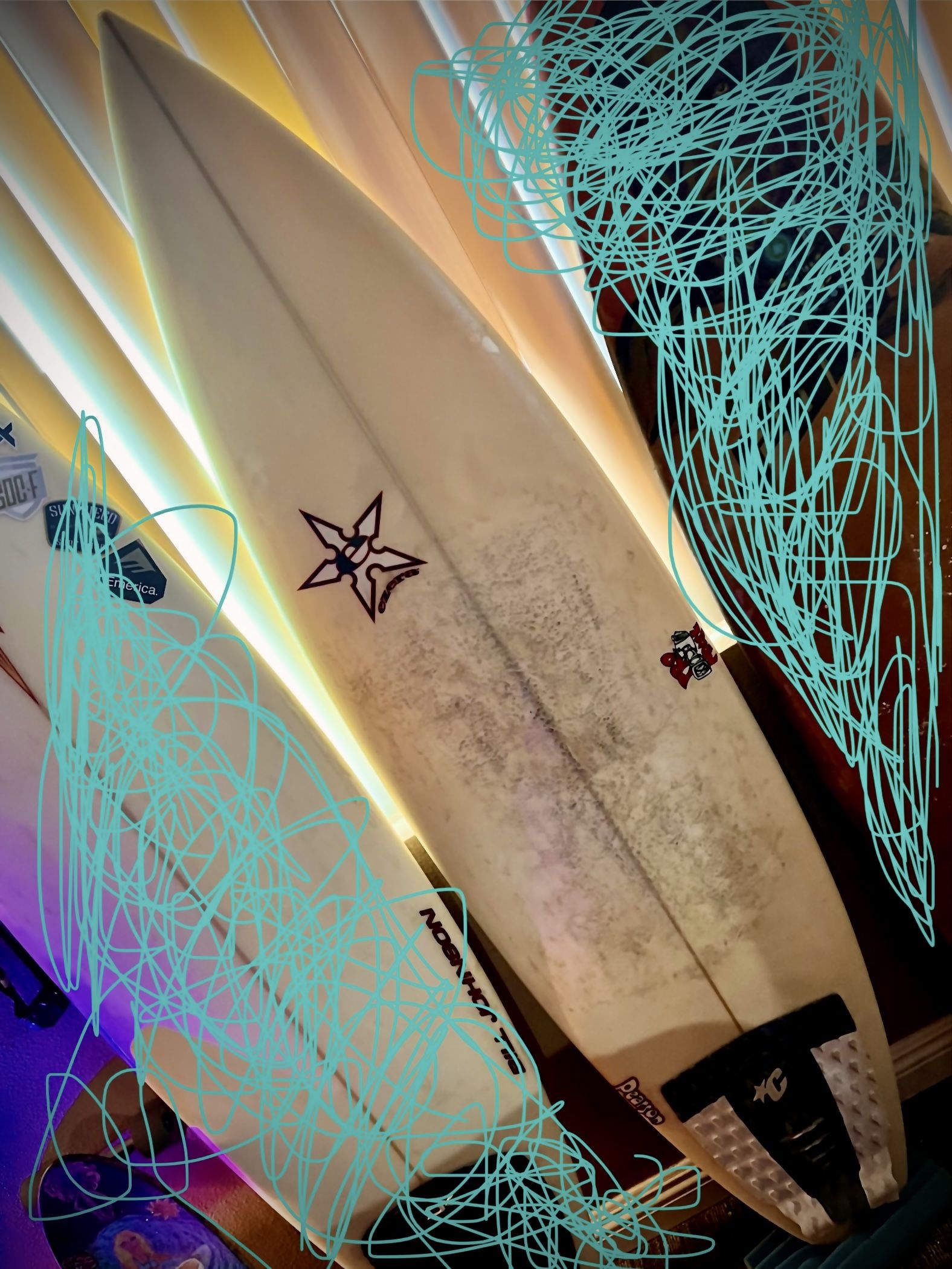 6’2 Thruster Surf