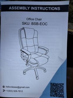 New Desk Chair Black