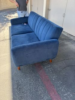 Blue Futon Couch
