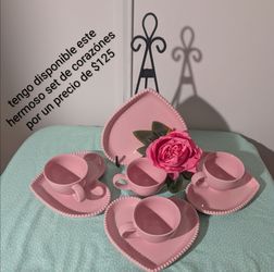 Hermosos corazones rosados