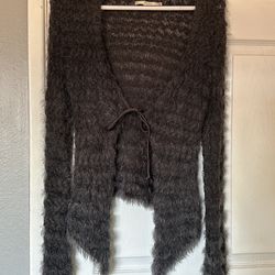 KimchiBlue Soft Black Cardigan