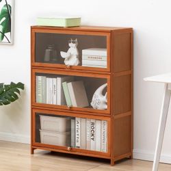 Bamboo 3 Tiers Bookcase