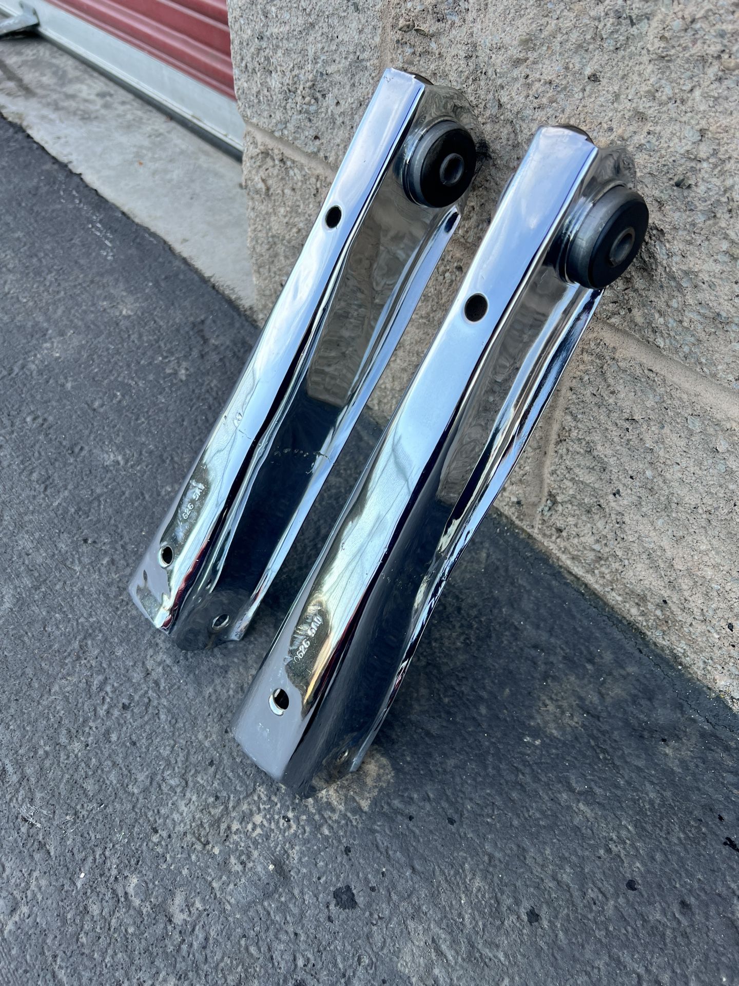 Cutlass Supreme G Body Chrome Rear Trailng Arms