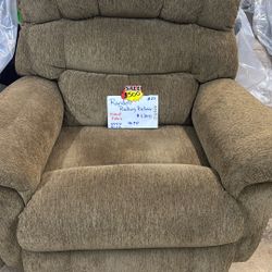 New Lazy Boy Rocking Recliner Fabric Wide