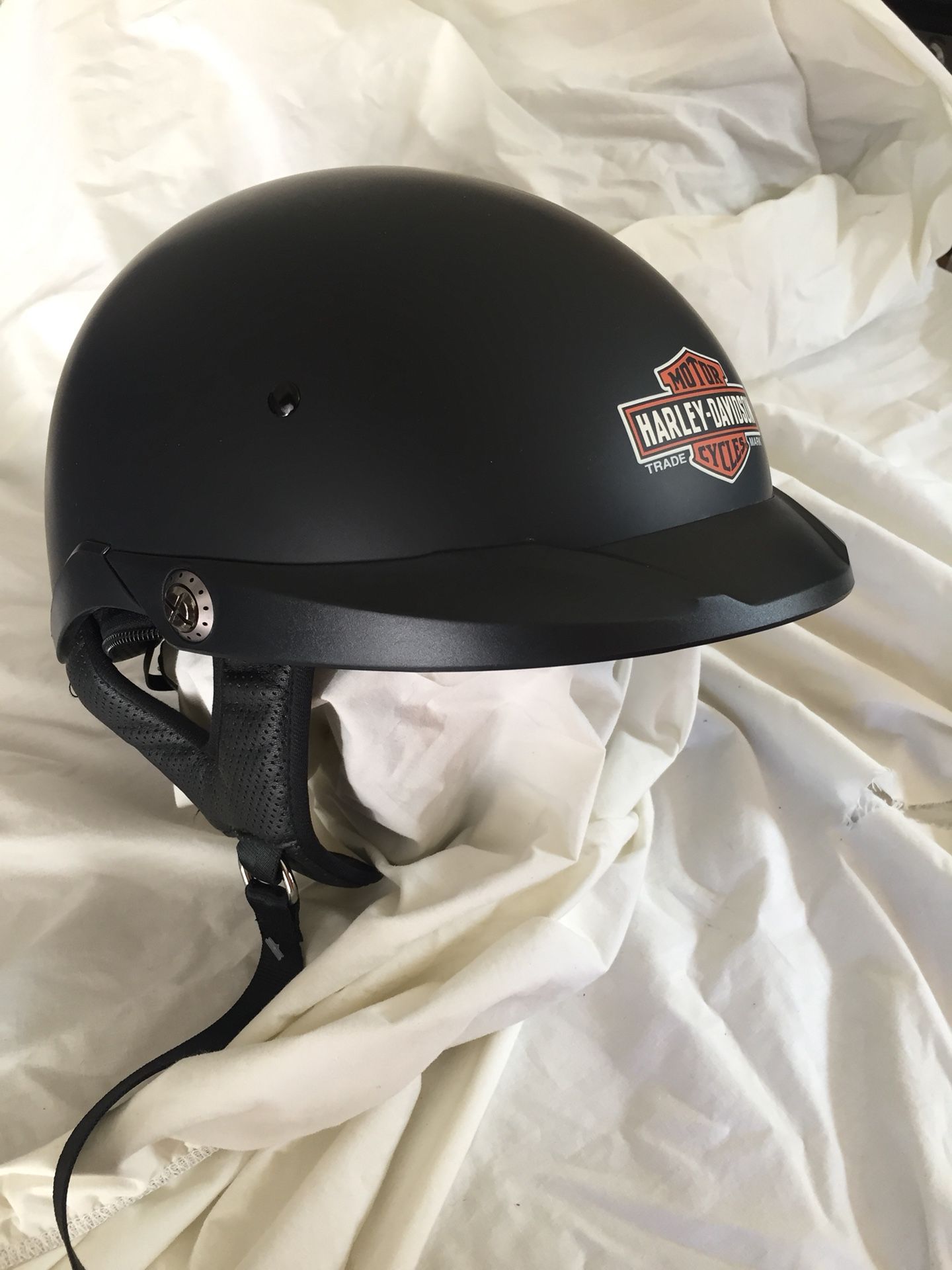 Harley Davidson Half Helmet with Visor