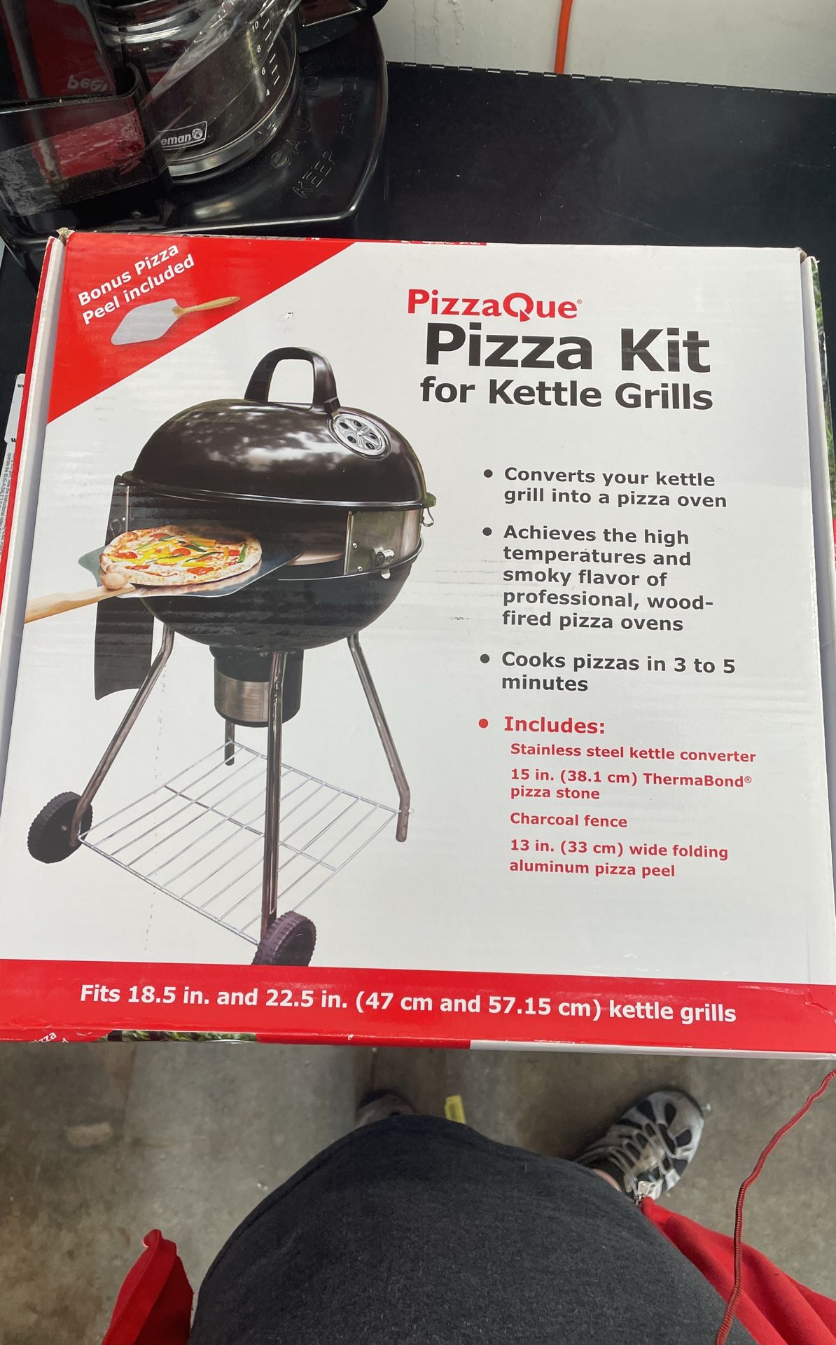 Pizzaque Pizza Kit For Kettle Grills