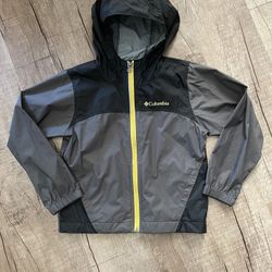 Boys Columbia rain jacket Zip Up Hoodie Kids Toddler Size 4T Children's 