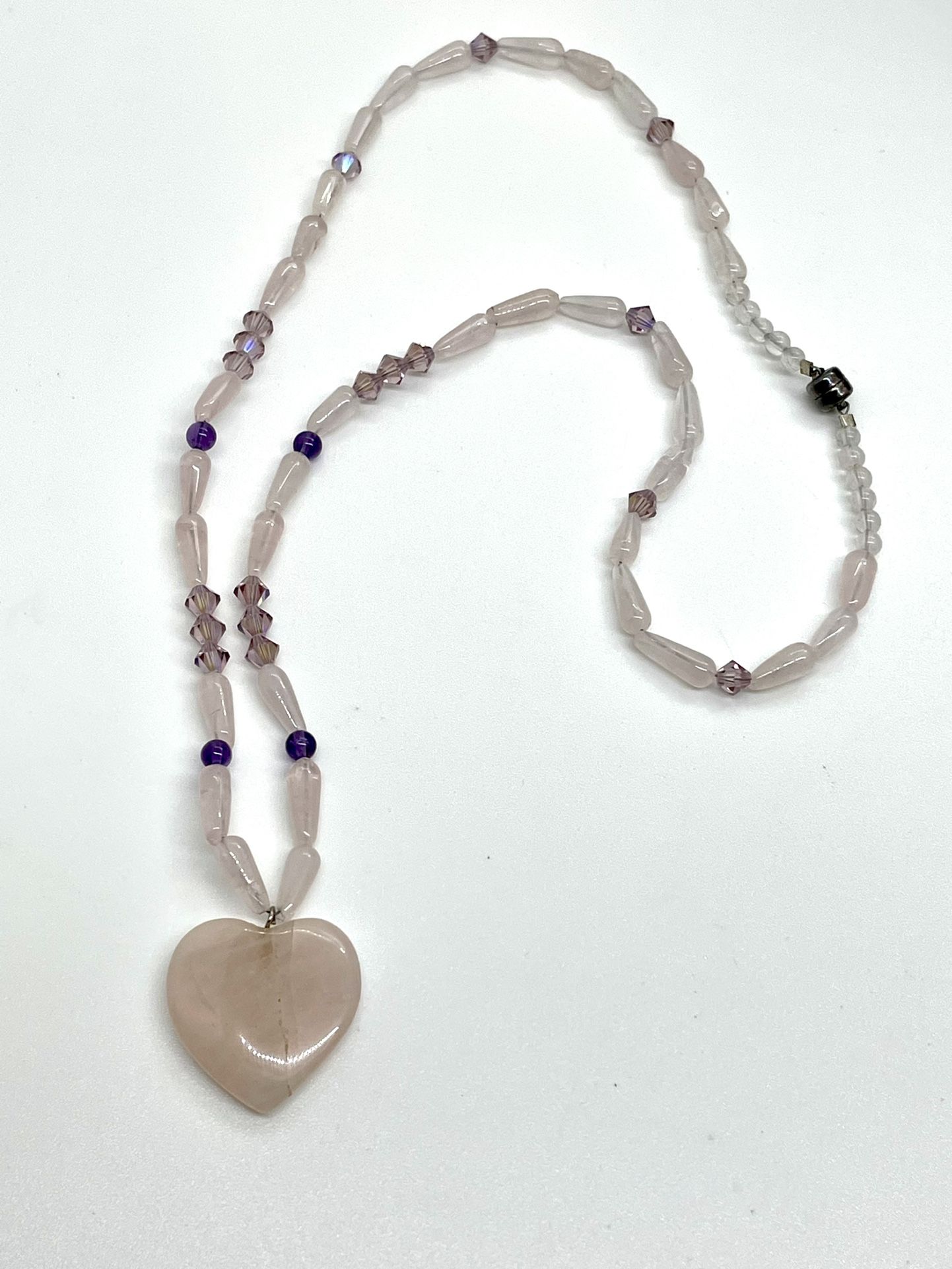Handmade Rose Quartz Necklace