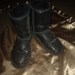 Ugg Black Sequined Boots

Sz 7