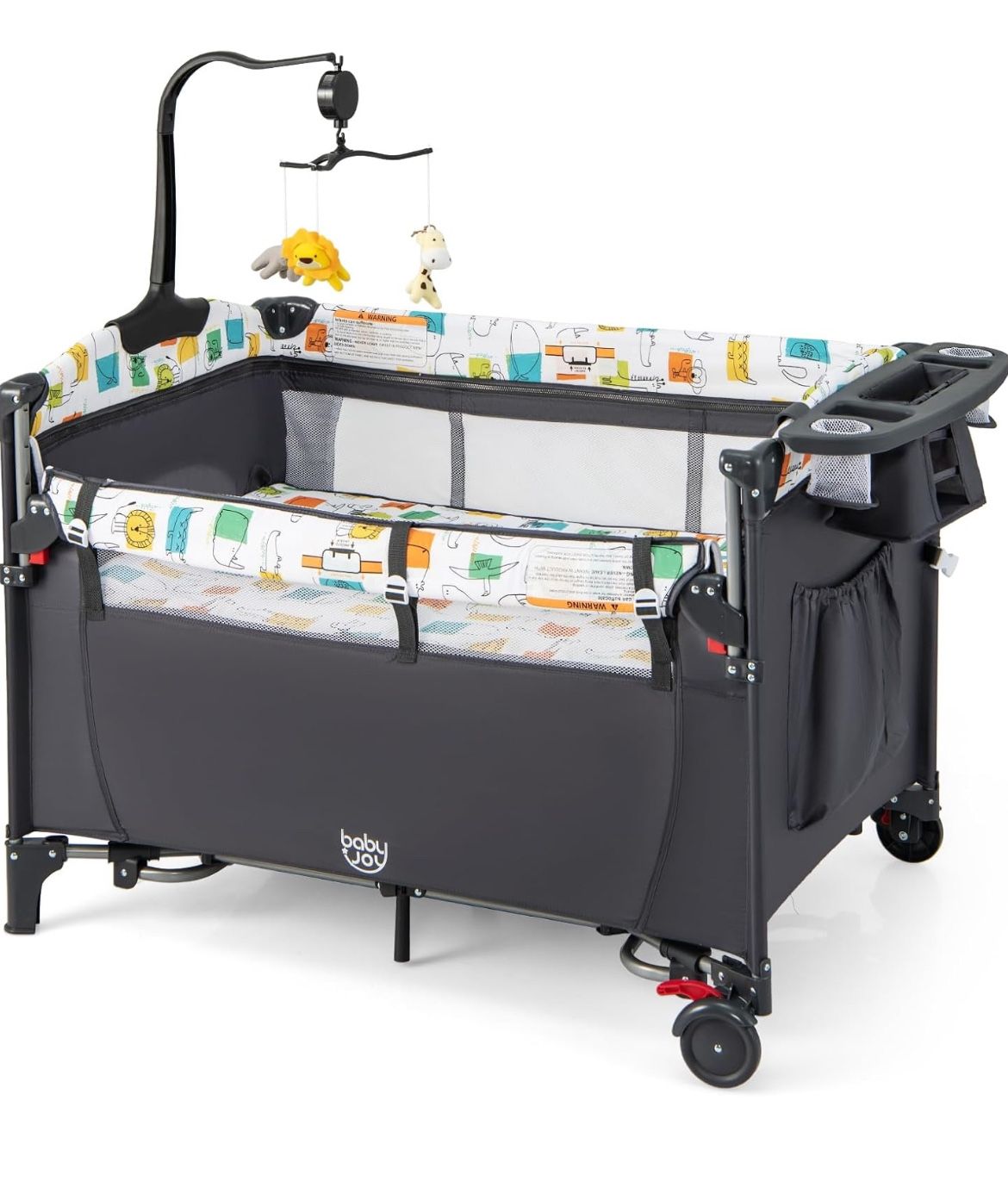 5-in-1 Pack and Play, Baby Bedside Sleeper