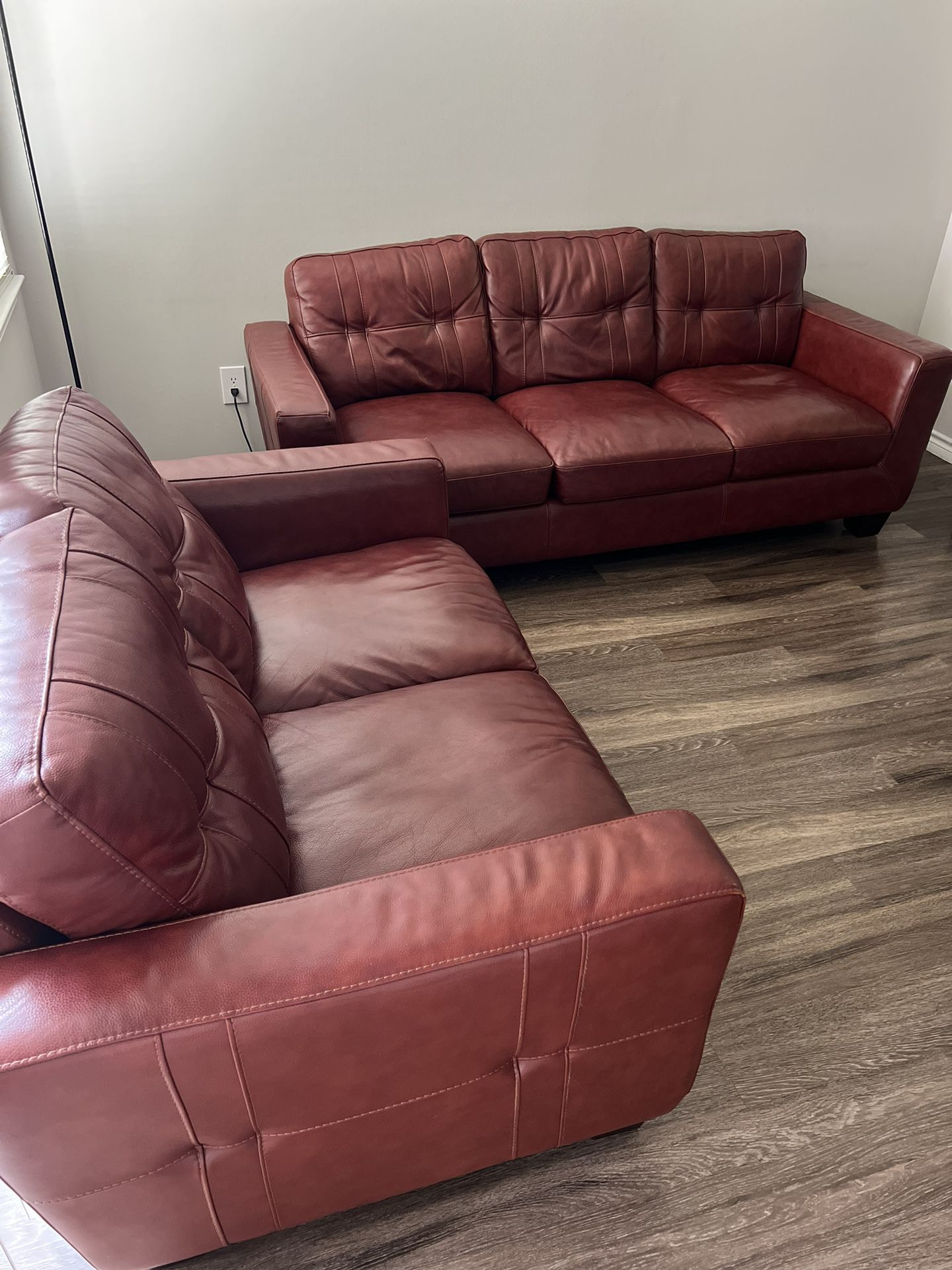 3pc Leather Couches 