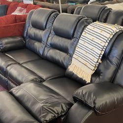 RECLINING SOFA AND LOVE SEAT!! Available Today!