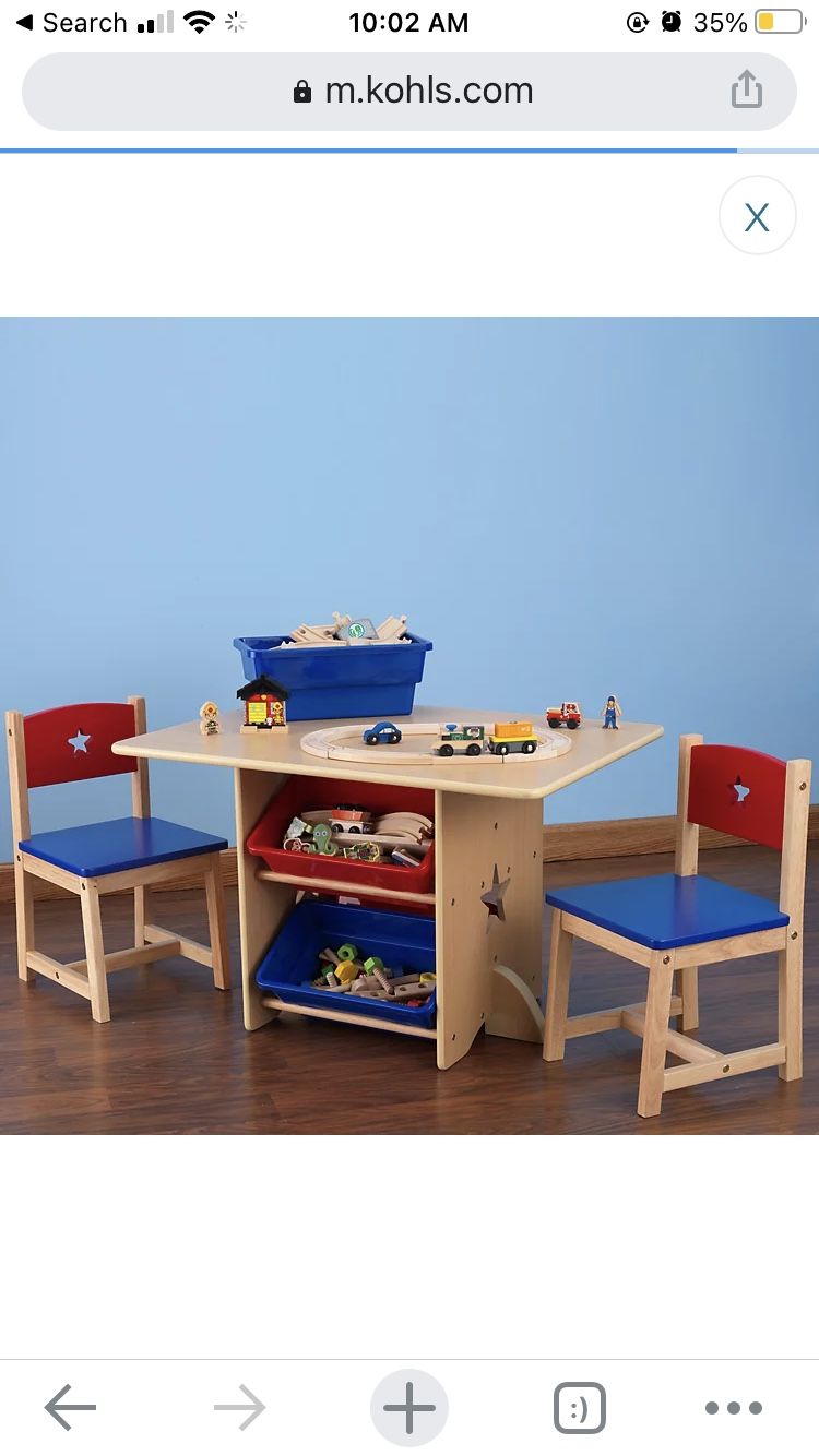 KidKraft Toddler Table & Chair Set