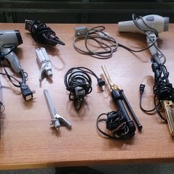 Curling Irons , Blowers,trimmers 