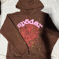 Brown Sp5der Hoodie