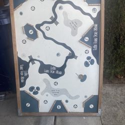 Vintage Tabletop Golf / Pinball Game