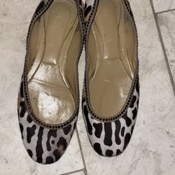 Women’s Valentino Pony Hair Flats 38