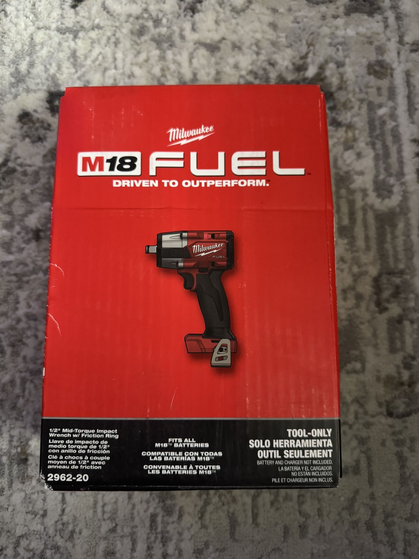 Brand New - Milwaukee 1/2” Mid Torque Impact Wrench