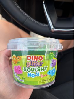 Dino Glitter Squishy