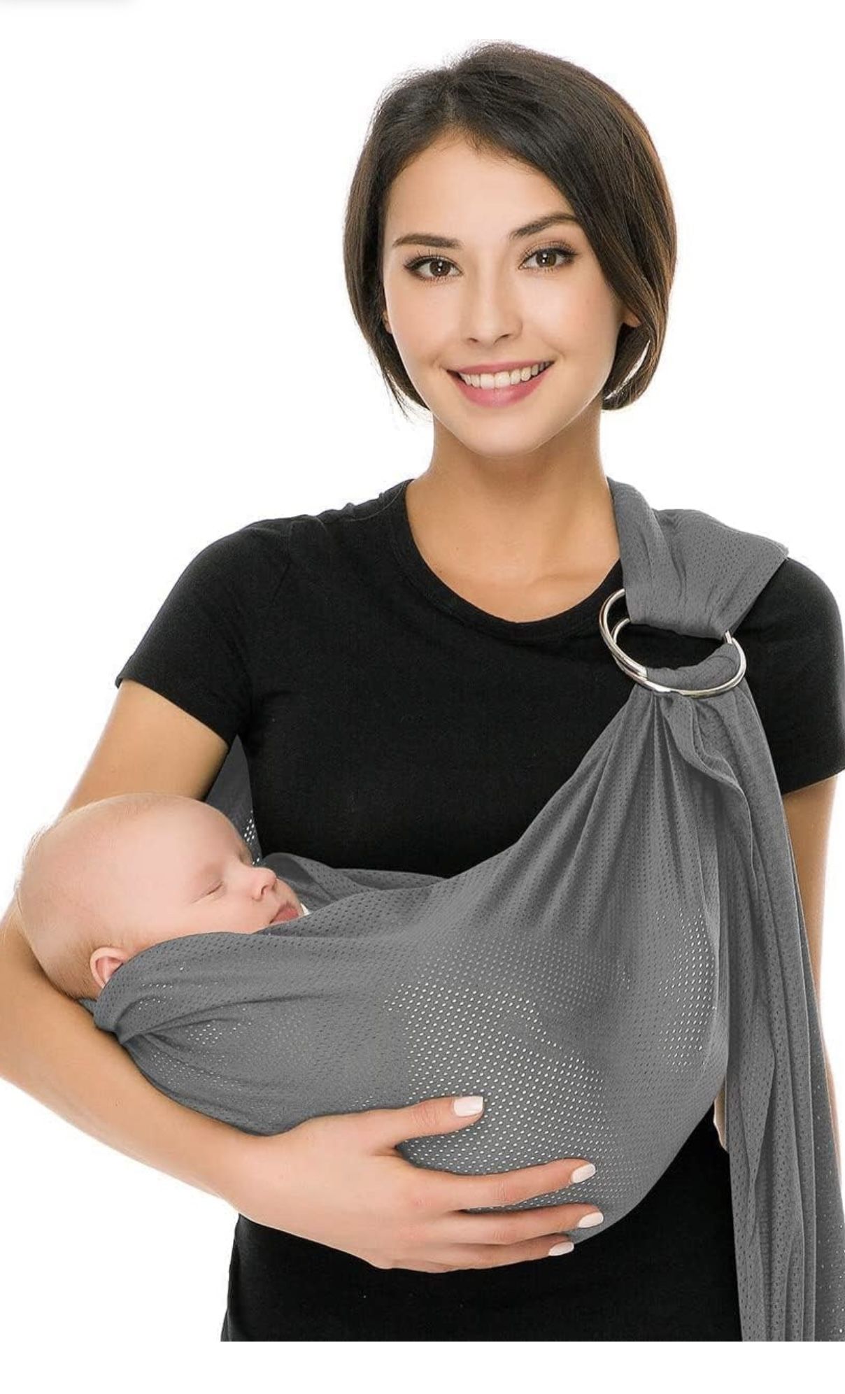 CUBY Water Baby Sling Carrier Breathable Mesh Baby Wraps Carrier Adjustable Ring Sling Baby Carrier Infant Carrier
