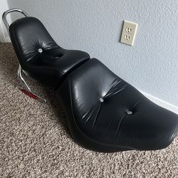 Harley-Davidson Custom Softail Fxstc King & Queen Seat Sissy Bar *Best Offer*