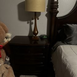 Wood Four Poster King size bed 