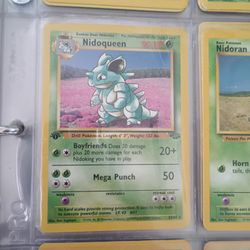 1st edition Nidoqueen 7/64 Jungle Unlimited Holo 1999 Pokemon card  