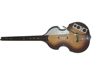 Xbox 360 RockBand Beatles Hofner Wireless Paul McCartney Guitar Bass TESTED