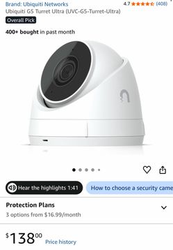 (4) Ubiquiti G5 Turret Ultra Security Camera