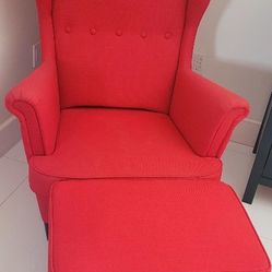 2 Armchairs And 1 Footrest 
