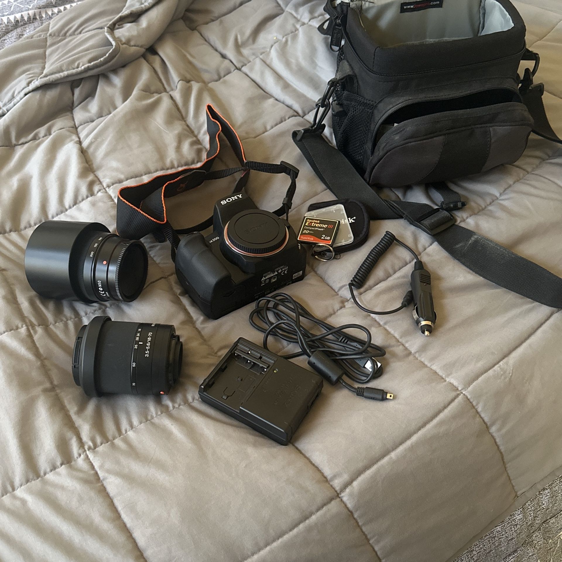 Sony Alpha A200K 10.2MP Digital SLR Camera