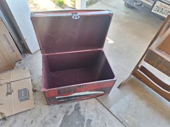 Vintage queen mary voyage chests
