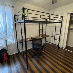 Loft Twin Bed w/Desk