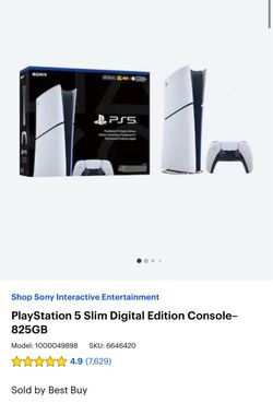 PlayStation 5 Slim Digital Edition Console