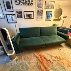 Green Velvet Couch
