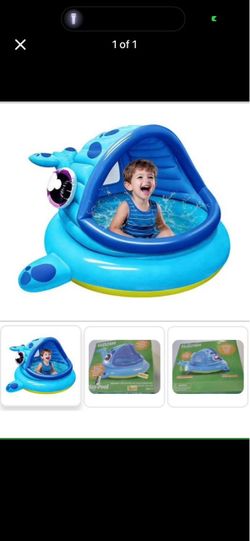 New SLOOSH Kids Water Fun Inflatable Whale Pool Tent!