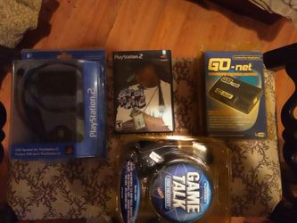 PLAY STATION TWO USB HEAD SET, SEALED.