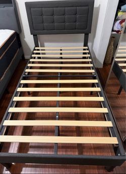 Twin bed frame $60 must pick up today