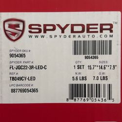 New LED fog lights.  ( Spyder ) Jeep Grand Cherokee 2022-2024