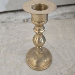 Vintage Brass Candle Stick Holder