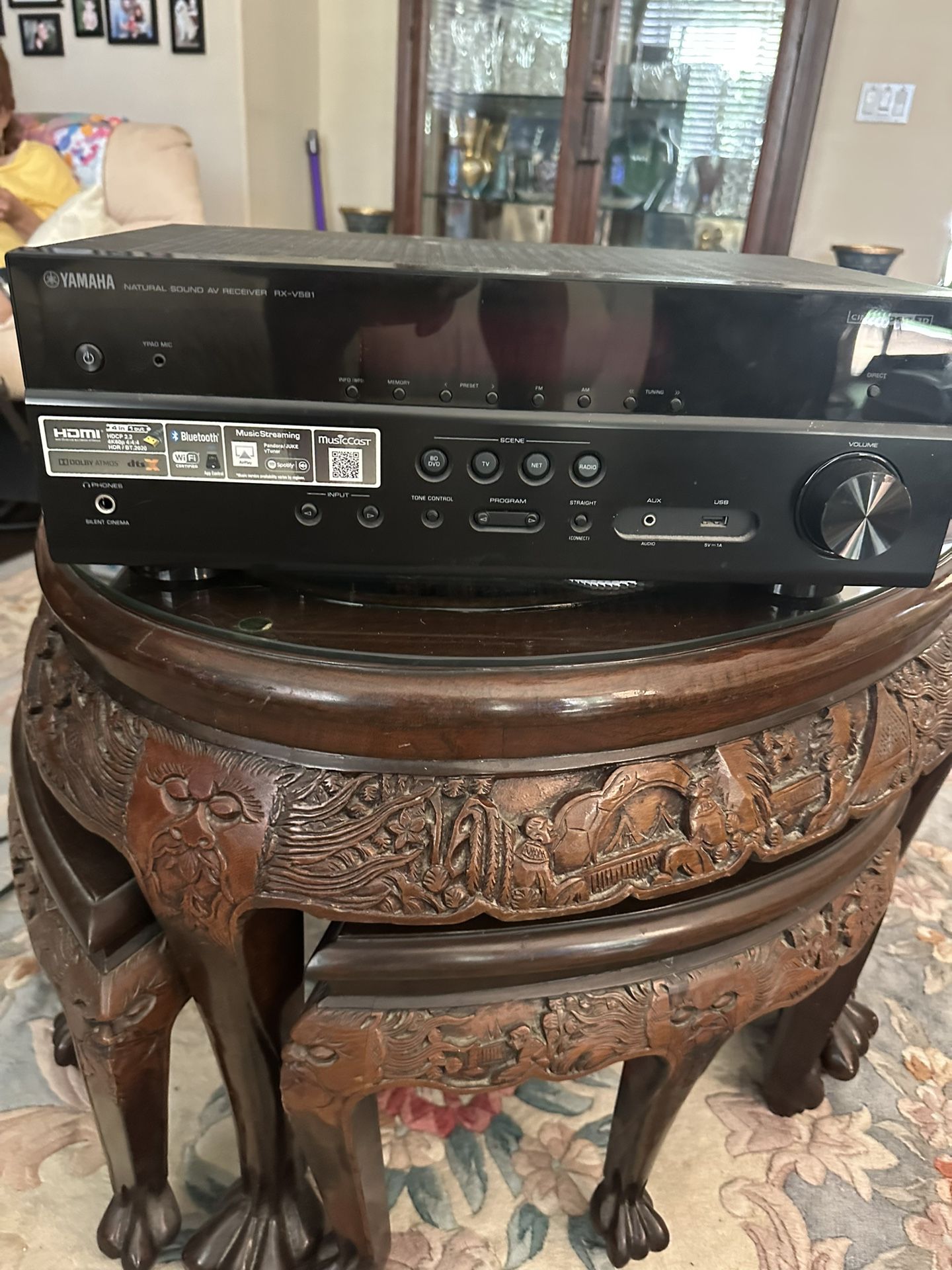 Yamaha Audio Visual Receiver Model RX-V581